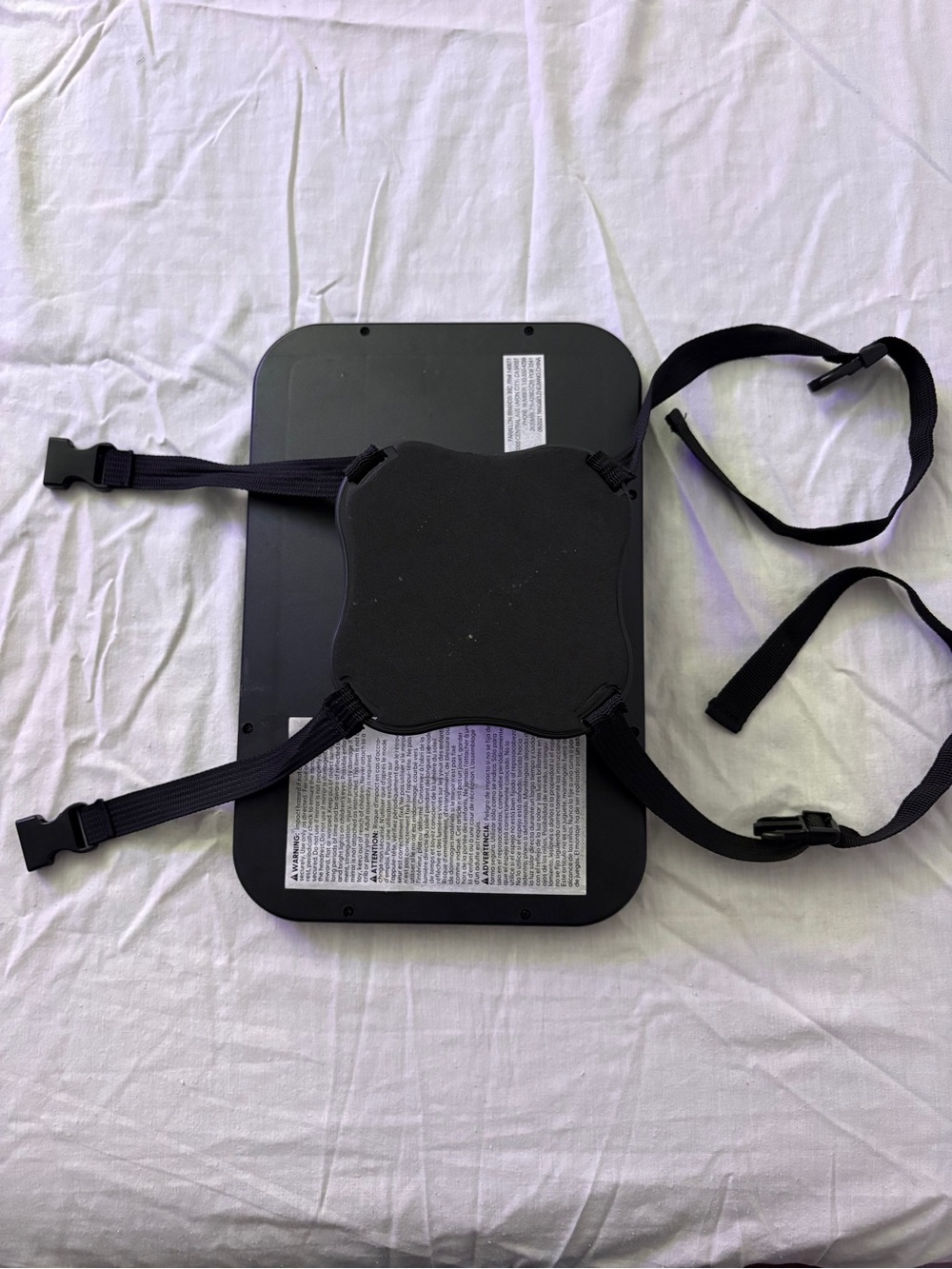 Car seat headrest mirror